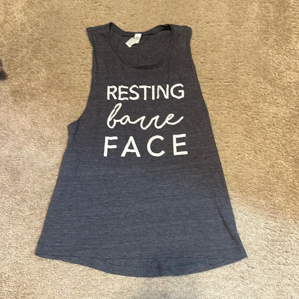 Resting Barre Face Tank